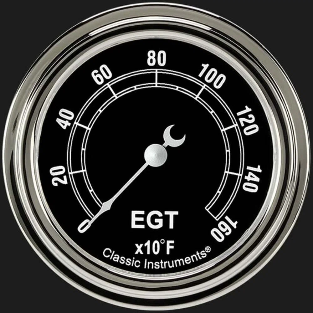 Traditional 2 5_8_ Exhaust Gas Temp. Gauge TR398SLF